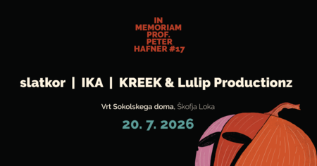 Koncert: slatkor (SLO), IKA (CRO), KREEK & Lulip productionz (SLO)